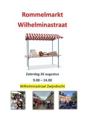 Bericht Rommelmarkt Wilhelminastraat  bekijken